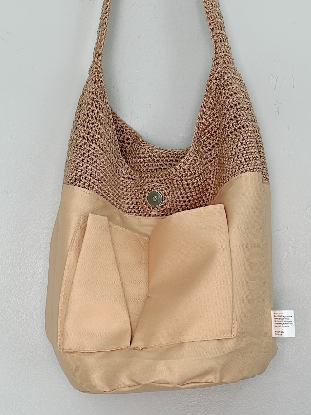 The Sak Woven Straw Shoulder Bag with Colorful Tassels - Natural - Picture 11 of 13